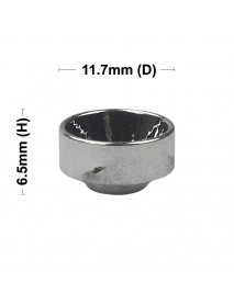 11.7mm (D) x 6.5mm (H) OP Aluminum Reflector