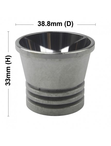38.8mm (D) x 33mm (H) SMO Aluminum Reflector