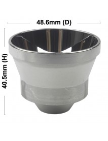 48.6mm (D) x 40.5mm (H) SMO Aluminum Reflector for 5050 LED