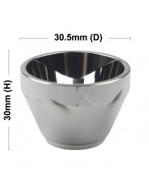 30.5mm (D) x 30mm (H) SMO Aluminum Reflector for 3535 LED