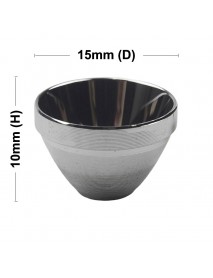 15mm (D) x 10mm (H) SMO Aluminum Reflector