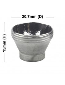 20.7mm (D) x 15mm (H) OP Aluminum Reflector