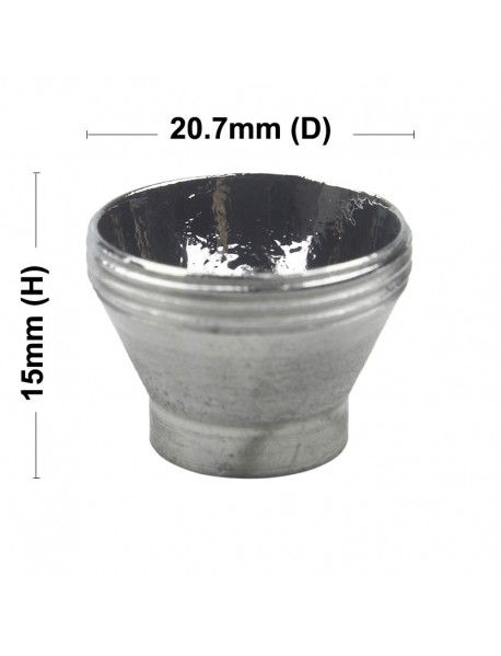 20.7mm (D) x 15mm (H) OP Aluminum Reflector