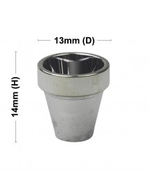 13mm (D) x 14mm (H) SMO Aluminum Reflector