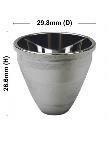 29.8mm (D) x 26.6mm (H) SMO Aluminum Reflector for XHP50 LED 29.8mm (D) x 26.6mm (H) SMO Aluminum Reflector for XHP50 LED