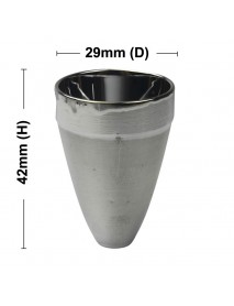 29mm (D) x 42mm (H) SMO Aluminum Reflector