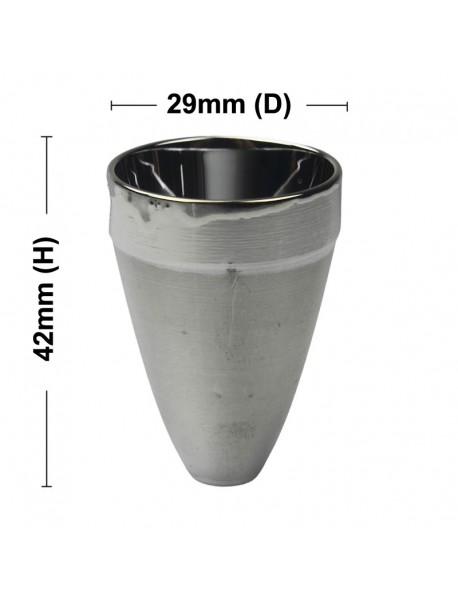 29mm (D) x 42mm (H) SMO Aluminum Reflector
