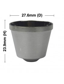 27.6mm (D) x 23.9mm (H) OP Aluminum Reflector for 3535 LED