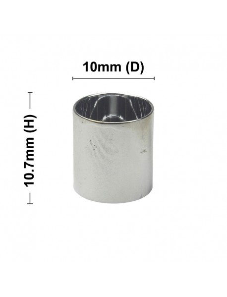 10mm (D) x 10.7mm (H) SMO Aluminum Reflector 10mm (D) x 10.7mm (H) SMO Aluminum Reflector