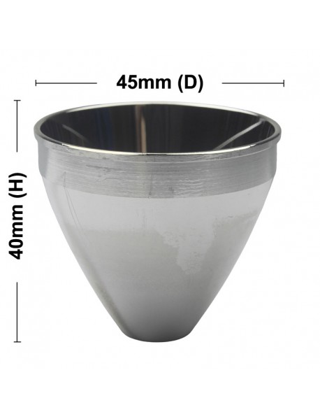 45mm (D) x 40mm (H) Aluminum Reflector for 7070 LED