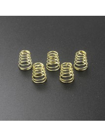 8mm (D) x 9mm (H) Gold Plated Bronze Spring (5 pcs)