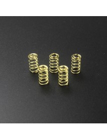 5.5mm (D) x 11mm (H) Gold Plated Spring (5 pcs)