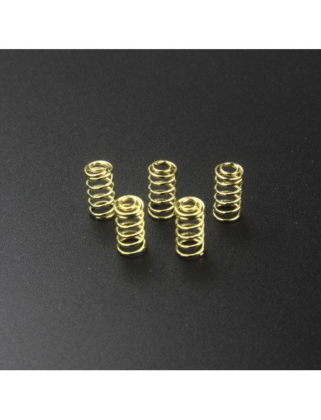 5.5mm (D) x 11mm (H) Gold Plated Spring (5 pcs)