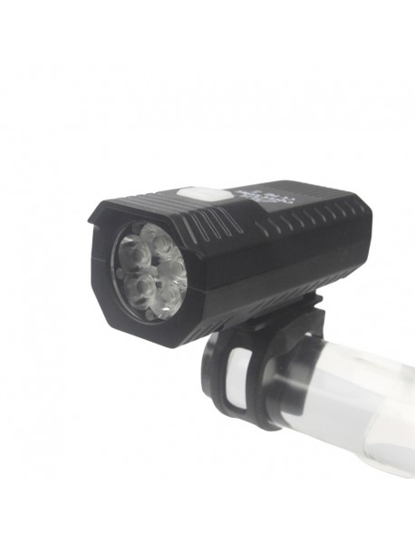 AT-B11 5x LED 500 Lumens 3-Mode USB Type-C Rechargeable Bike Light