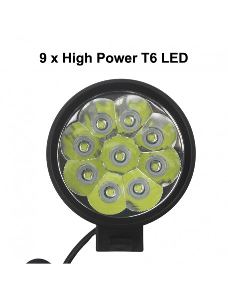 BL59 9x T6 LED 3-Mode 7800 Lumens Bike Front Light BL59 9x T6 LED 3-Mode 7800 Lumens Bike Front Light