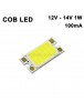 20mm (L) 12V 1W 100mA 100 Lumens COB LED