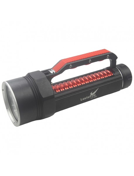 LusteFire DV400 6x L2 5000 Lumens Stepless Dimming Diving Flashlight (2x 26650)