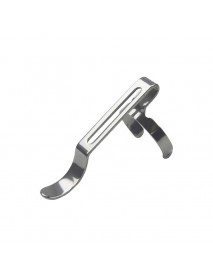 47mm (L) x 18mm (D) Stainless Steel 18650 Flashlight Pocket Clip