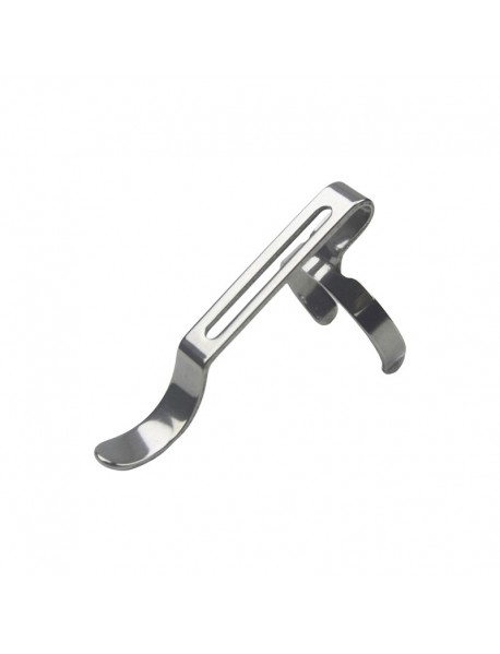 47mm (L) x 18mm (D) Stainless Steel 18650 Flashlight Pocket Clip