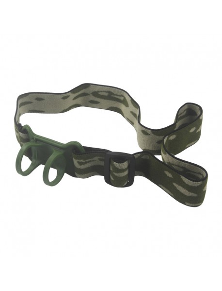 Elastic Nylon Head Strap for Flashlight - Camouflage Style