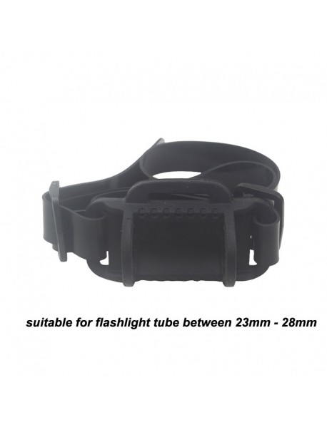 KHB6 Silicone Headlamp Strap for Diving Flashlight