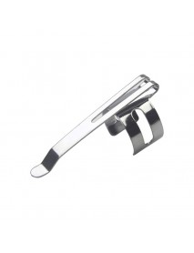 42mm (L) x 14mm (D) Stainless Steel Flashlight Pocket Clip 42mm (L) x 14mm (D) Stainless Steel Flashlight Pocket Clip