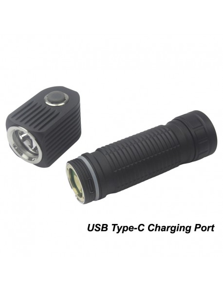 K29C 21700 USB Type-C Rechargeable LED Flashlight Host