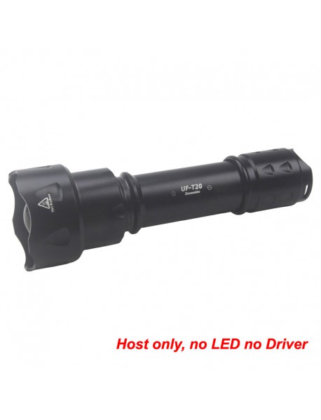 UF-T20 Zoomable 18650 Flashlight Host