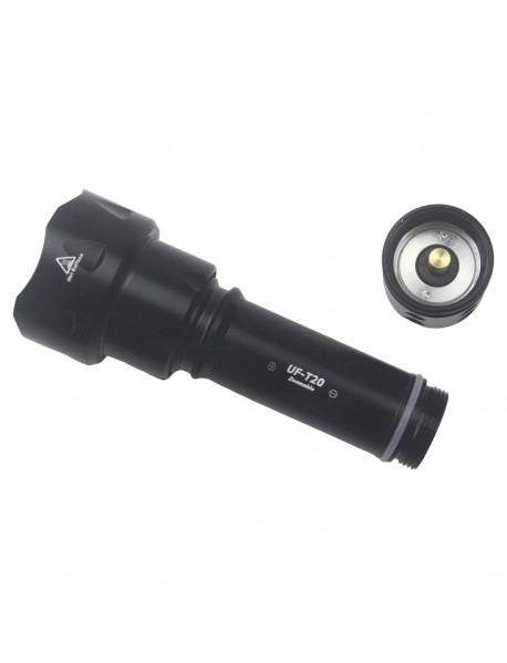 UF-T20 Zoomable 18650 Flashlight Host