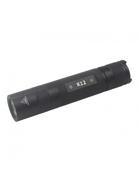 K12 5050-L2 White 6500K 1000 Lumens 5-Mode 18650 LED Flashlight