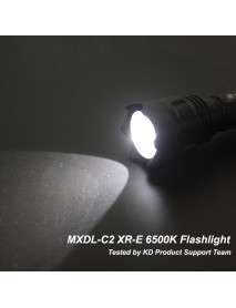 MXDL-C2 XR-E White 6500K 400 Lumens 3-Mode 18650 LED Flashlight