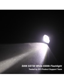 S006 SST20 6500K 1000 Lumens 2 Group Mode USB Type-C Rechargeable 21700 LED Flashlight