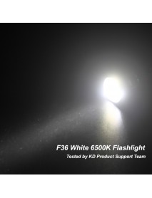 F36 3x LEDs White 6500K 300 Lumens Type-C Rechargeable EDC Flashlight