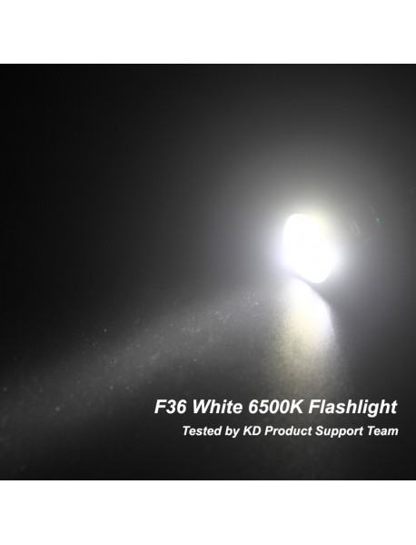 F36 3x LEDs White 6500K 300 Lumens Type-C Rechargeable EDC Flashlight