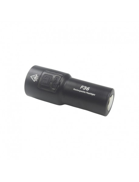 F36 3x LEDs White 6500K 300 Lumens Type-C Rechargeable EDC Flashlight
