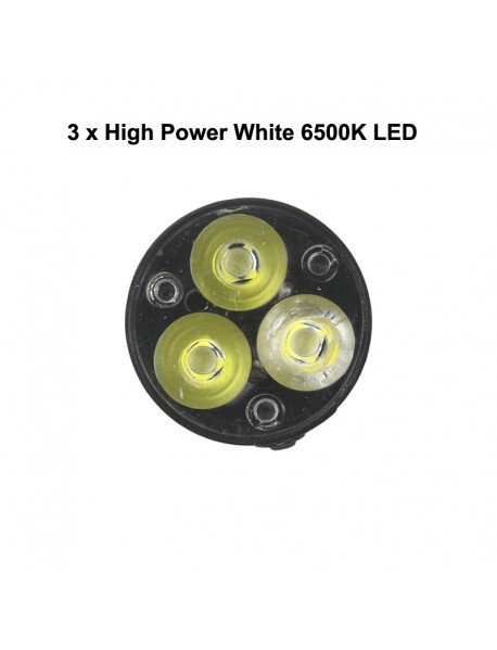 F36 3x LEDs White 6500K 300 Lumens Type-C Rechargeable EDC Flashlight