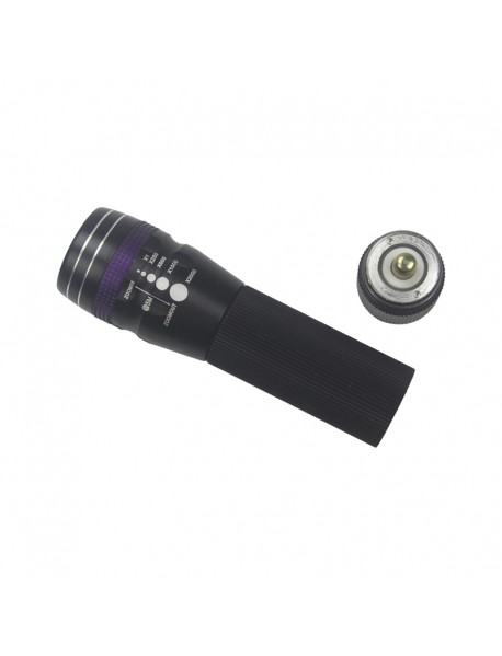 3W 6500K 200 Lumens 1-Mode Zoomable AA Flashlight