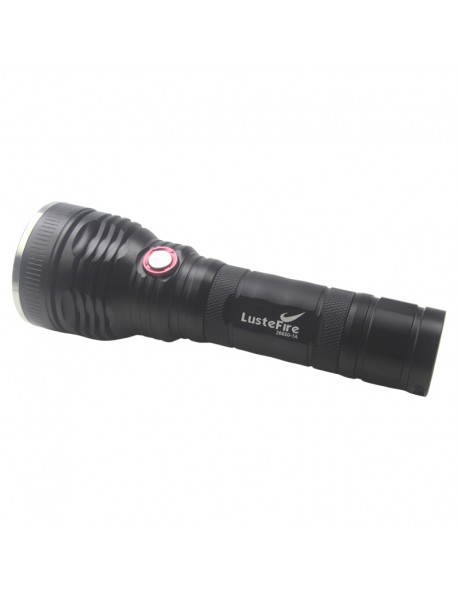 LusteFire 26650-1A 5050-T6 6500K 1000 Lumens 5-Mode 26650 LED Flashlight