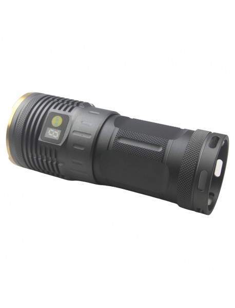 9x T6 6500K 2000 Lumens 4-Mode 18650 LED Flashlight (4x 18650)