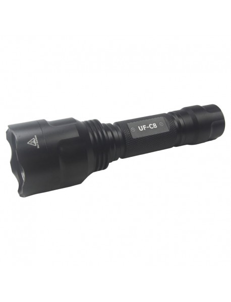 UF-C8 XP-L HD 6500K 1000 Lumens 5-Mode 18650 LED Flashlight