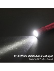 XP-E 6500K 200 Lumens 1-Mode AAA EDC Flashlight