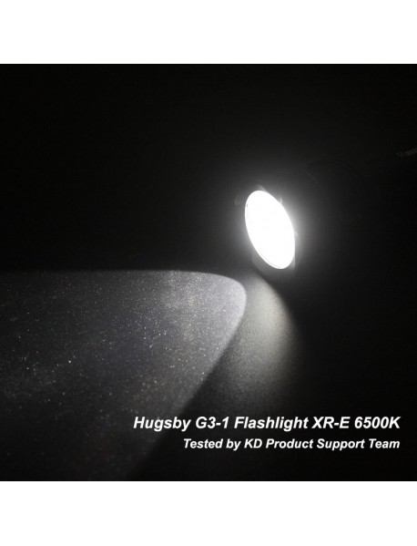 Hugsby G3-1 XR-E 6500K 400 Lumens 3-Mode LED Flashlight (3xAAA)