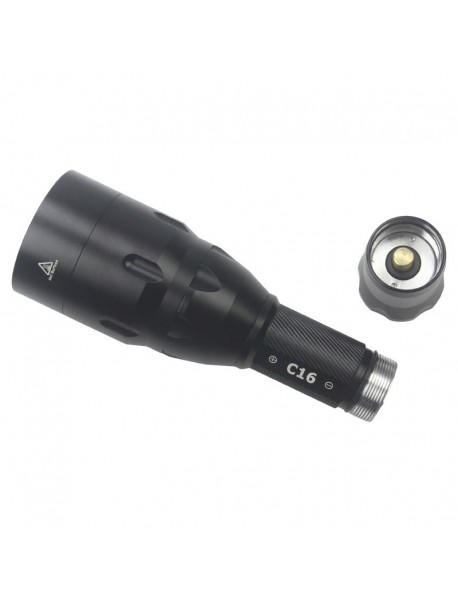 C16 L2 White Red Green IR Zoomable 18650 LED Flashlight C16 L2 White Red Green IR Zoomable 18650 LED Flashlight