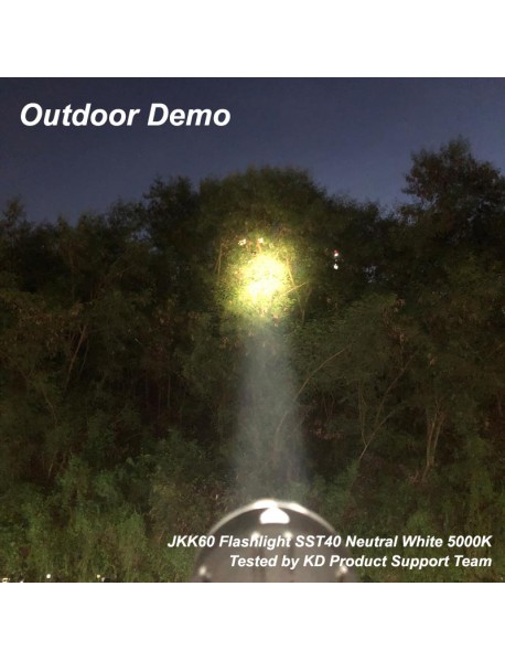 JKK60 SST40 SFT40 XHP50.3 HI 2350 Lumens 3 Groups Mode Type-C Rechargeable 26650 Flashlight