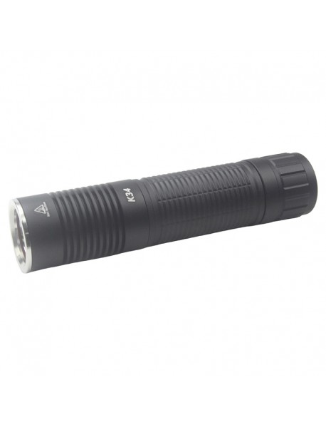 KDIY K34 SFT25R(5050) 2000 Lumens USB Type-C Rechargeable 26650 Flashlight