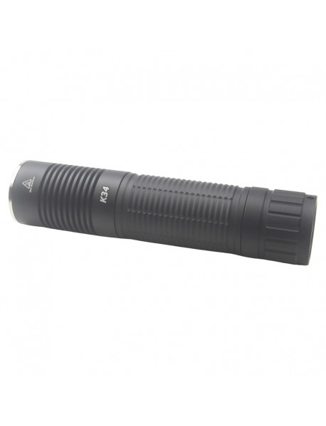 KDIY K34 SFT25R(5050) 2000 Lumens USB Type-C Rechargeable 26650 Flashlight