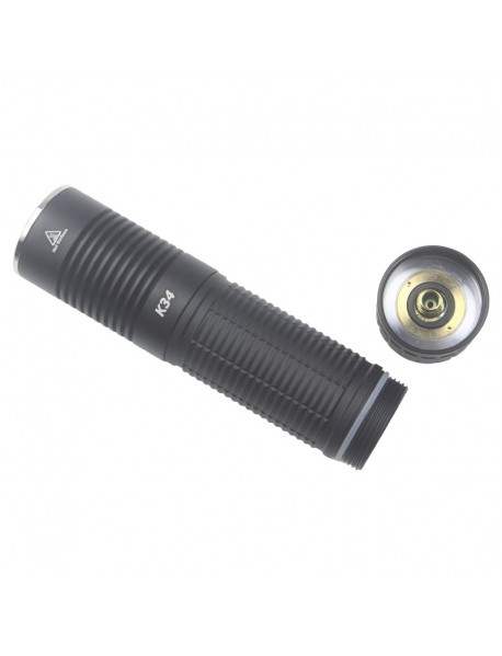 KDIY K34 SFT25R(5050) 2000 Lumens USB Type-C Rechargeable 26650 Flashlight