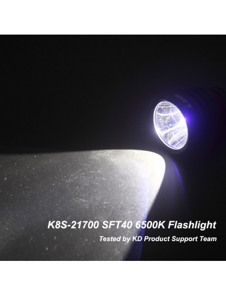 KDIY K8S-21700 SFT40 2000 Lumens High Power 21700 Flashlight