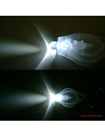 F5mm White Light LED Keychain
