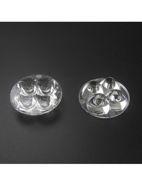 4-in-1 35.6mm 45 Degree PMM Optical Lens with Flat Surface
